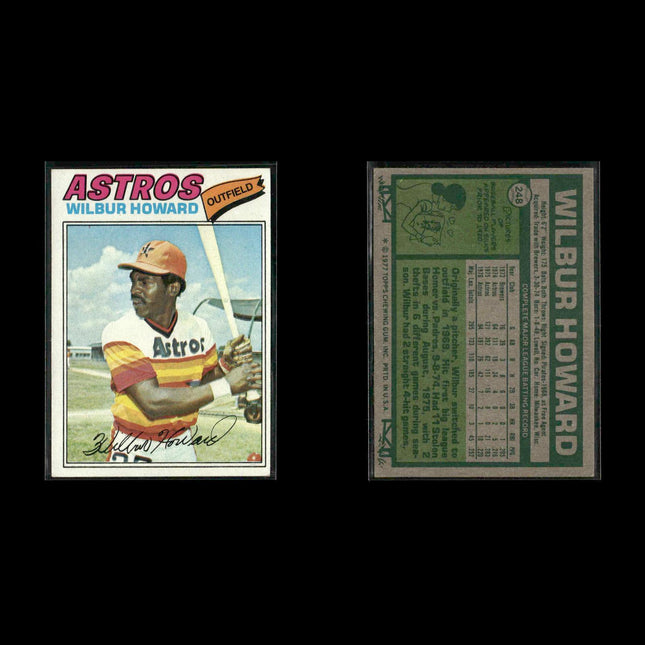 Houston Astros 1977 Topps Baseball 23-Card Lot Topps VG