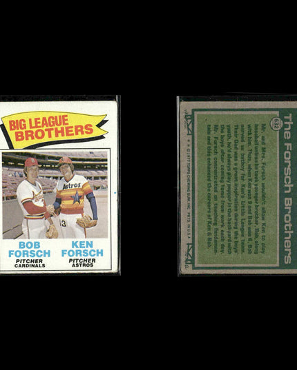 Houston Astros 1977 Topps Baseball 23-Card Lot Topps VG