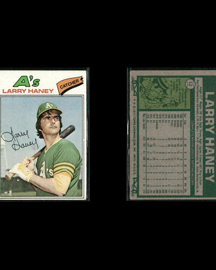 Oakland Athletics 1977 Topps Baseball 29-Card Lot Topps VG