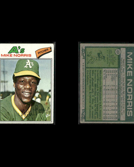 Oakland Athletics 1977 Topps Baseball 29-Card Lot Topps VG