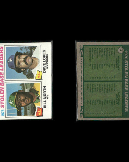 Oakland Athletics 1977 Topps Baseball 29-Card Lot Topps VG