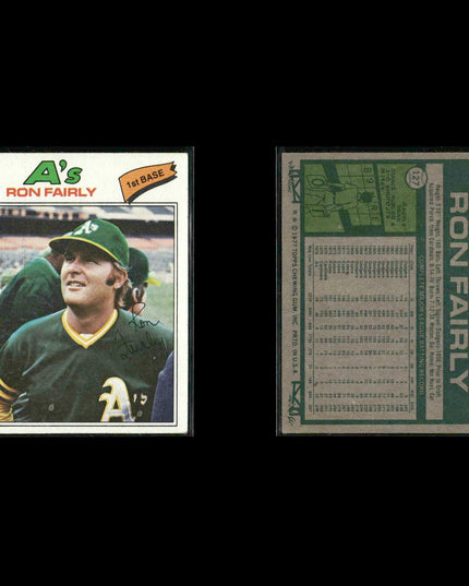 Oakland Athletics 1977 Topps Baseball 29-Card Lot Topps VG