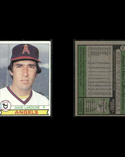 California Angels 1979 Topps Baseball 40-Card Lot Topps VG