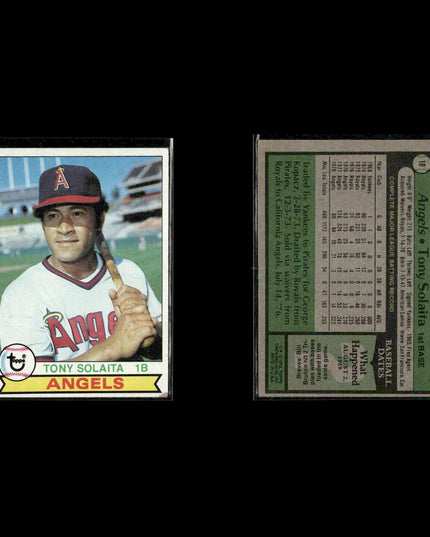 California Angels 1979 Topps Baseball 40-Card Lot Topps VG