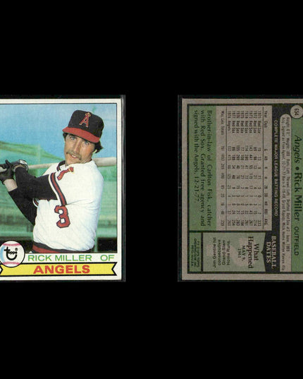 California Angels 1979 Topps Baseball 40-Card Lot Topps VG