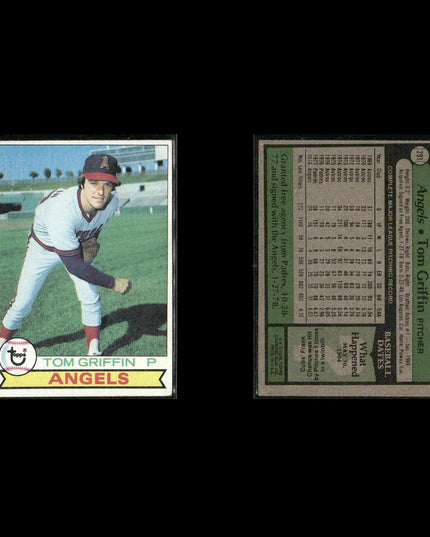 California Angels 1979 Topps Baseball 40-Card Lot Topps VG