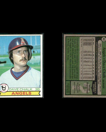 California Angels 1979 Topps Baseball 40-Card Lot Topps VG