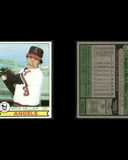 California Angels 1979 Topps Baseball 40-Card Lot Topps VG