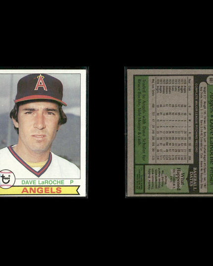 California Angels 1979 Topps Baseball 40-Card Lot Topps VG