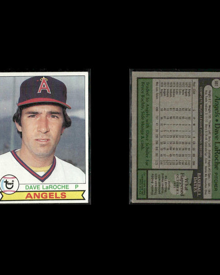 California Angels 1979 Topps Baseball 40-Card Lot Topps VG