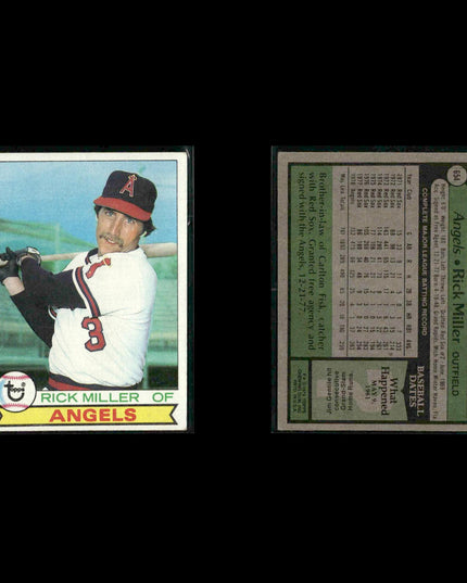 California Angels 1979 Topps Baseball 40-Card Lot Topps VG