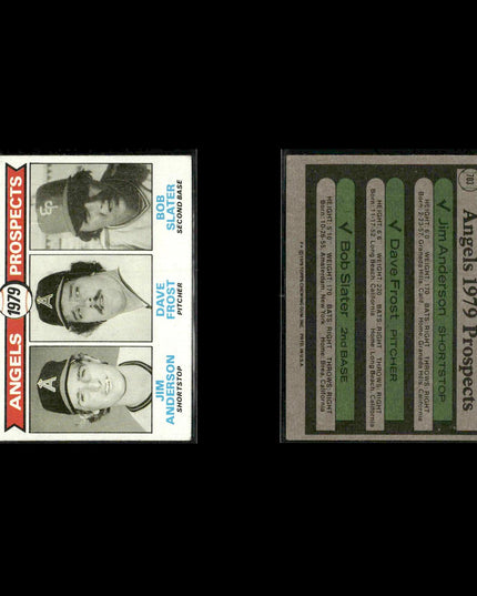 California Angels 1979 Topps Baseball 40-Card Lot Topps VG