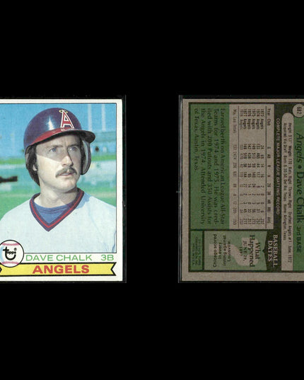 California Angels 1979 Topps Baseball 40-Card Lot Topps VG