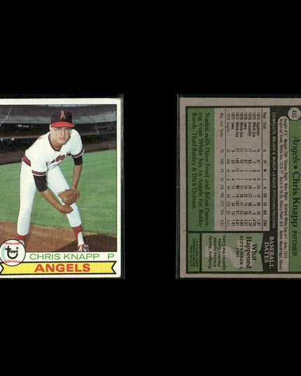 California Angels 1979 Topps Baseball 40-Card Lot Topps VG