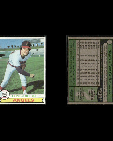 California Angels 1979 Topps Baseball 40-Card Lot Topps VG