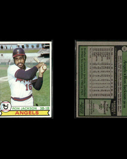 California Angels 1979 Topps Baseball 40-Card Lot Topps VG