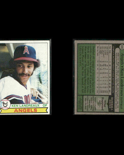 California Angels 1979 Topps Baseball 40-Card Lot Topps VG