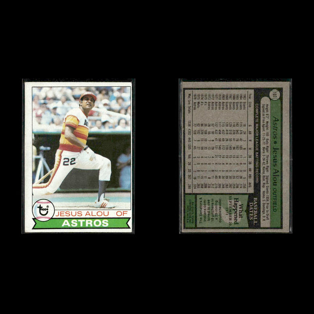 Houston Astros 1979 Topps Baseball 53-Card Lot Topps VG