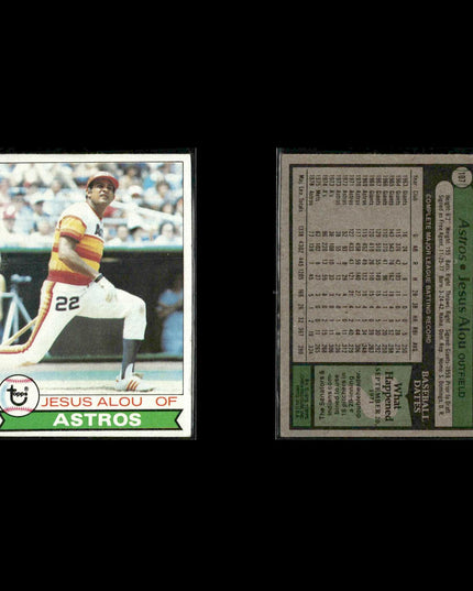 Houston Astros 1979 Topps Baseball 53-Card Lot Topps VG