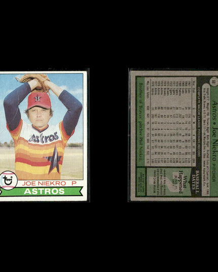 Houston Astros 1979 Topps Baseball 53-Card Lot Topps VG