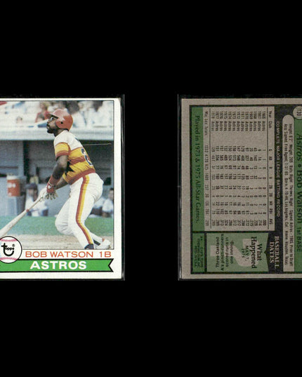 Houston Astros 1979 Topps Baseball 53-Card Lot Topps VG