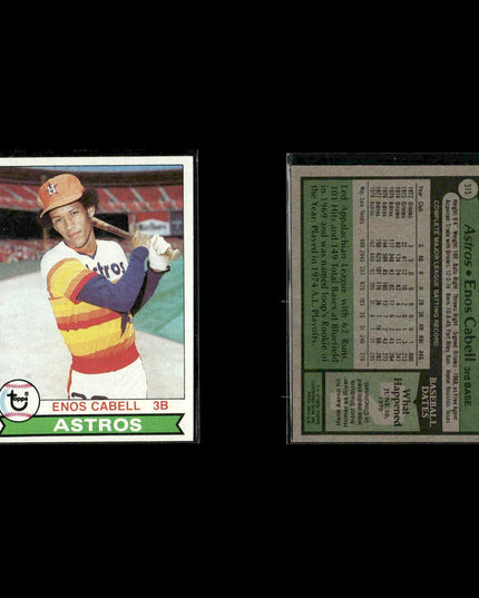Houston Astros 1979 Topps Baseball 53-Card Lot Topps VG