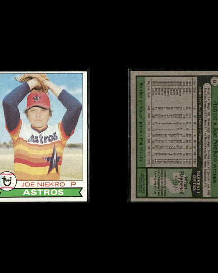 Houston Astros 1979 Topps Baseball 53-Card Lot Topps VG