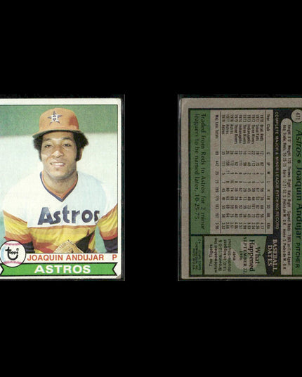 Houston Astros 1979 Topps Baseball 53-Card Lot Topps VG