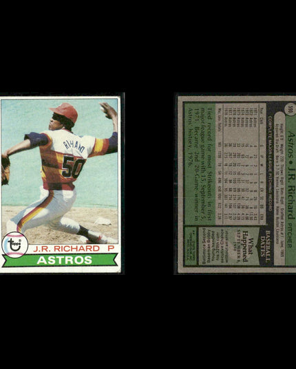 Houston Astros 1979 Topps Baseball 53-Card Lot Topps VG