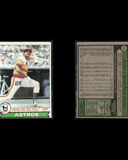 Houston Astros 1979 Topps Baseball 53-Card Lot Topps VG