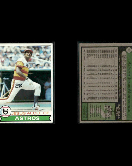 Houston Astros 1979 Topps Baseball 53-Card Lot Topps VG