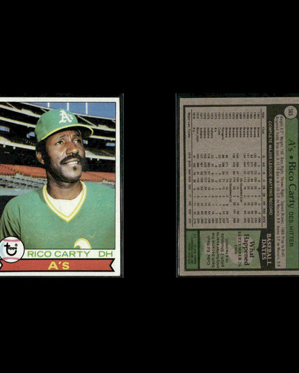 Oakland Athletics 1979 Topps Baseball 38-Card Lot Topps VG