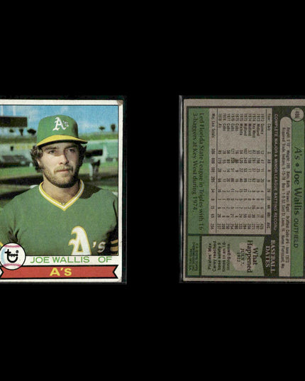 Oakland Athletics 1979 Topps Baseball 38-Card Lot Topps VG