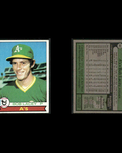 Oakland Athletics 1979 Topps Baseball 38-Card Lot Topps VG