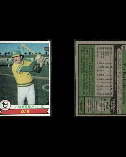 Oakland Athletics 1979 Topps Baseball 38-Card Lot Topps VG