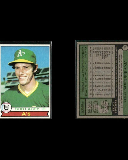 Oakland Athletics 1979 Topps Baseball 38-Card Lot Topps VG