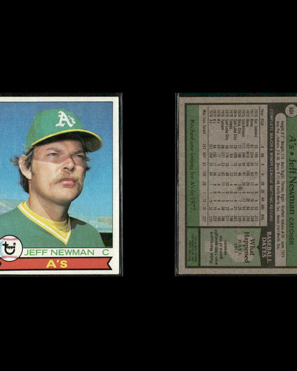 Oakland Athletics 1979 Topps Baseball 38-Card Lot Topps VG