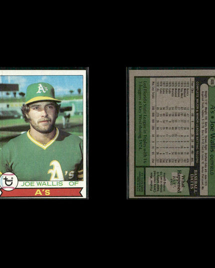 Oakland Athletics 1979 Topps Baseball 38-Card Lot Topps VG