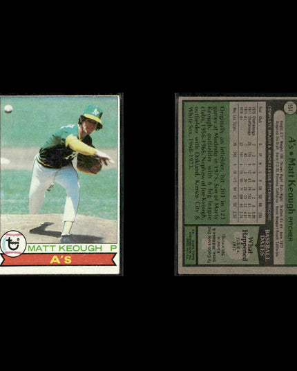 Oakland Athletics 1979 Topps Baseball 38-Card Lot Topps VG