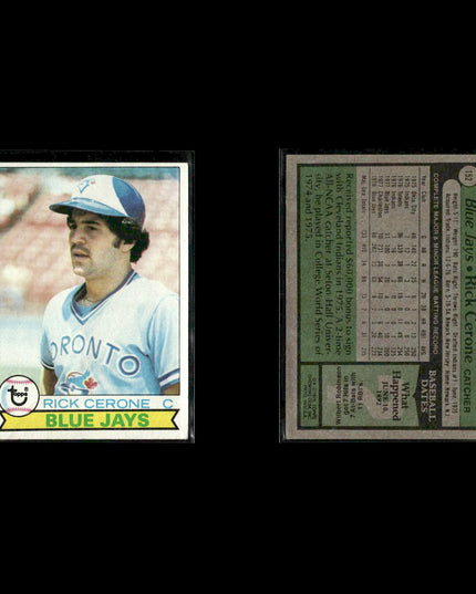 Toronto Blue Jays 1979 Topps Baseball 40-Card Lot Topps VG