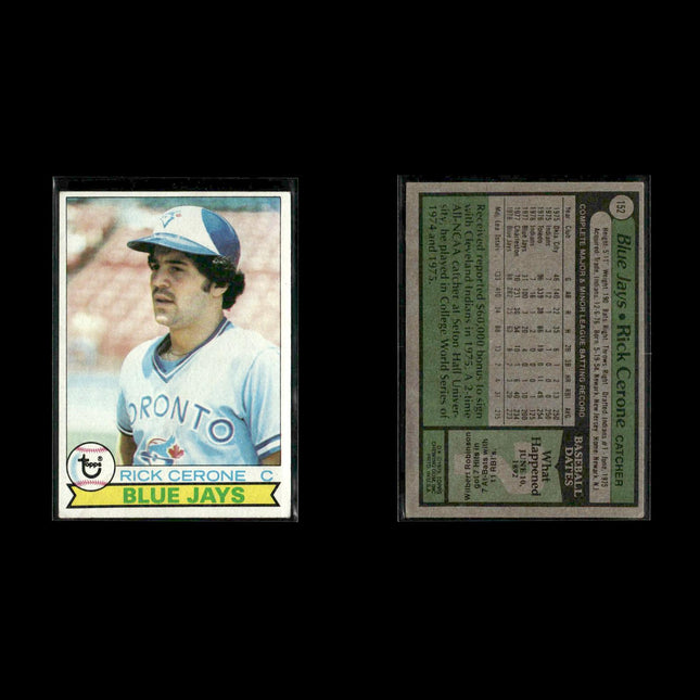 Toronto Blue Jays 1979 Topps Baseball 40-Card Lot Topps VG