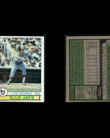 Toronto Blue Jays 1979 Topps Baseball 40-Card Lot Topps VG