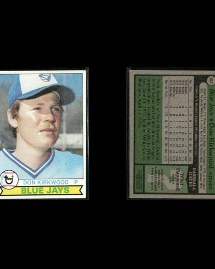 Toronto Blue Jays 1979 Topps Baseball 40-Card Lot Topps VG