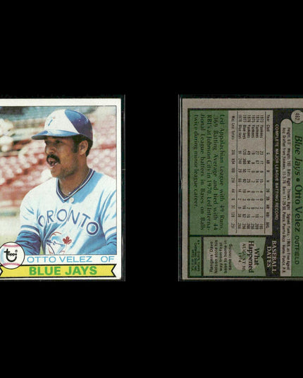 Toronto Blue Jays 1979 Topps Baseball 40-Card Lot Topps VG