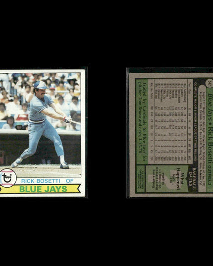 Toronto Blue Jays 1979 Topps Baseball 40-Card Lot Topps VG