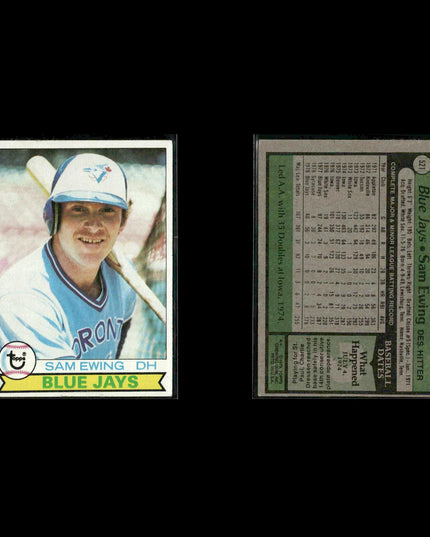 Toronto Blue Jays 1979 Topps Baseball 40-Card Lot Topps VG
