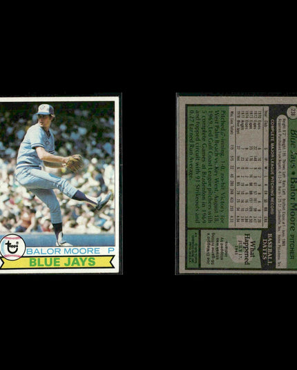 Toronto Blue Jays 1979 Topps Baseball 40-Card Lot Topps VG