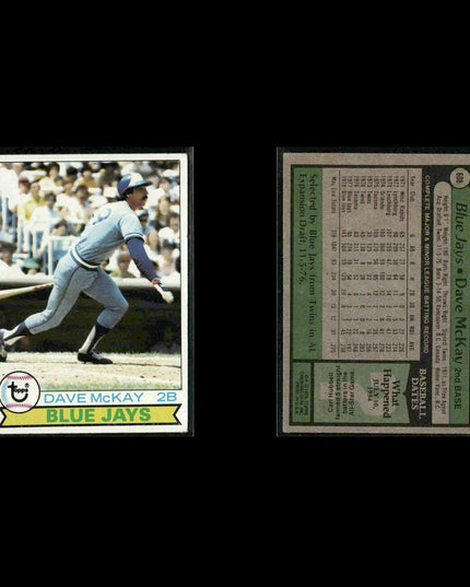 Toronto Blue Jays 1979 Topps Baseball 40-Card Lot Topps VG