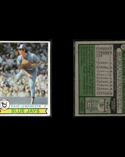 Toronto Blue Jays 1979 Topps Baseball 40-Card Lot Topps VG