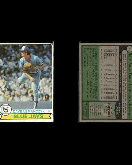 Toronto Blue Jays 1979 Topps Baseball 40-Card Lot Topps VG